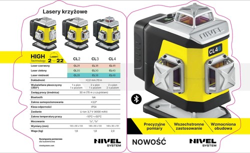 Nivel system rotary laser - nivel,